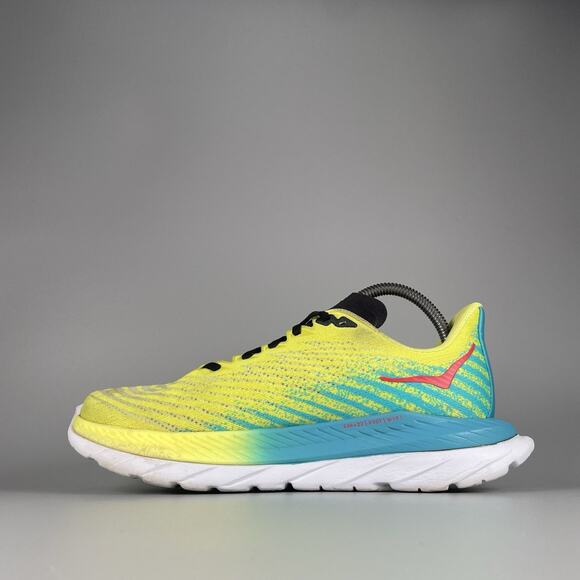 Hoka One One Mach 5 Women’s Size 9 B Neon Burst Running Sneakers Athletic Shoes - Picture 7 of 9